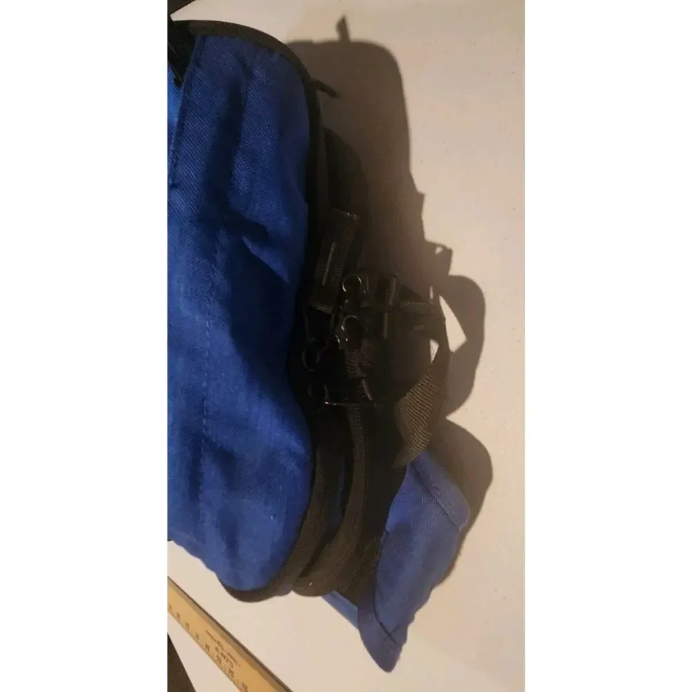 Nike Elite Backpack/Duffel- Blue/Silver/Black